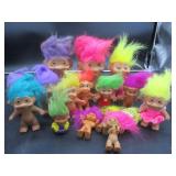 Troll Dolls & Banks- Various Color Hair