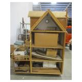 Doll House w/Construction Parts