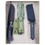 Three Knives w/Sheaths - Columbia, Huang Fu