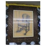 Rocking Chair Drawing - VTG