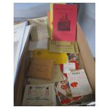 Letters, Booklets, Valentine Cards