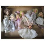 Six Storybook Dolls & Baby Doll