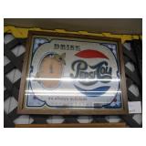 Pepsi Clock Mirror