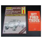 1977 Ford Truck - Operators & Service Manual