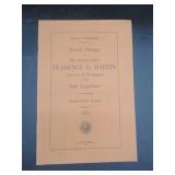 Governor Martin Speech 1933