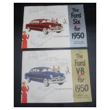 1950 Ford Sales Brochures - V-8 & 6