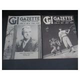 G.I. Gazette - Two Issues 1944 & 1945