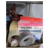 Velcro, Duct&Packing Tape, Twine, Paint Brushes