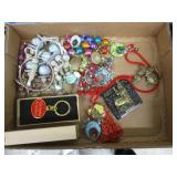 Costume Jewelry - Keychain, Brooches, Earrings