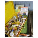 Sewing Boxes w/Thread, New Journal & Coasters