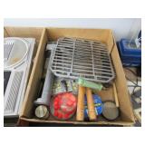 Grill Tool, Fishing Line, Caulk Guns, Batteries