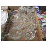 Glassware - Cups, Lidded Dish