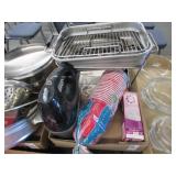 Electric Grill, Mixer, Cups, Bags