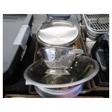 Metal Bowls, Pans, Collander - Some Revell
