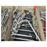 Wrenches, Measuring Tape, Crank Spanner