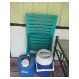 Beverage Coolers & Folding Chairs