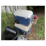 Two Coleman Coolers