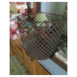 Metal Trash Basket