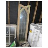 Four Panels 1/2 Arch Windows
