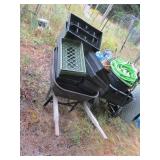 Wheel Barrow w/Seed Start Trays