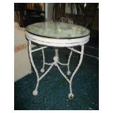 Metal Base Table