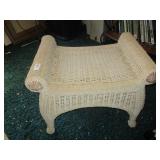 Wicker Bench