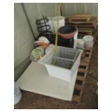 Pallet of Garden Supplies