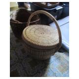 Two Baskets w/Handles