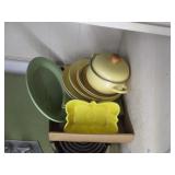 Yellow & Green Pottery - One USA Pottery