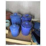 Blue Canister Set