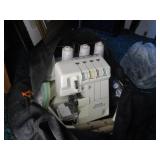 White Speedy Serger Machine