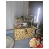 Pair of Sewing Boxes w/Contents