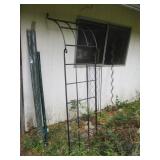 Two Side Pieces of Trellis Gate