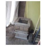 Two Wooden Planters