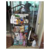 Metal Shelving w/Planting Supplies