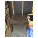 Carved Side Table