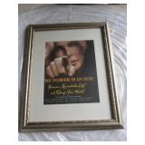 Framed Advertisement