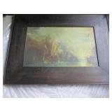 Framed Viking Ship