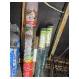Burlap & Green Plastic Fencing