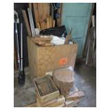 Scrap Lumber w/Wood Crate