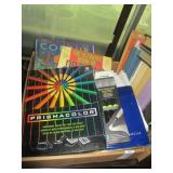Sparkle Marker, Color Pencils, Art Books