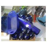 Cobalt Blue Loaf Pan, Bowls, Votives
