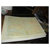 Topographical Hoquiam Map & Posterbrd