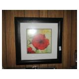 Wall Art - Red Floral