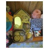 Brass Trivets, Mirrors, Incense Burners