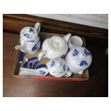 Fish Theme Dishes- Teapot, Canisters