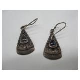Drop Earrings Marked 925