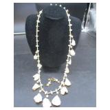 Shell Necklace & Earrings