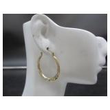 Hoop Earrings - Hook Marked 14K