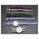 Two Daniel Wellington Watch Faces w/Bands